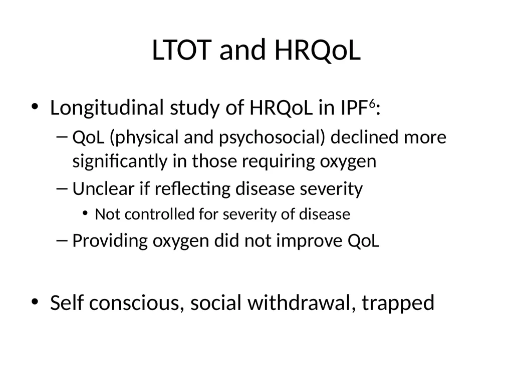 Oxygen therapy in ILD: What is the evidence? Matt - slide 11 of 25