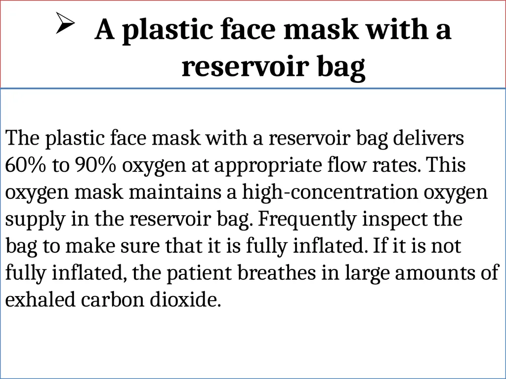Fundamentals of Nursing(1st Stage) Oxygen Therapy - slide 16 of 28