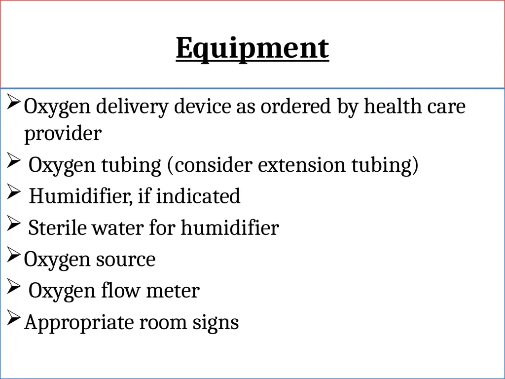 Fundamentals of Nursing(1st Stage) Oxygen Therapy - slide 24 of 28