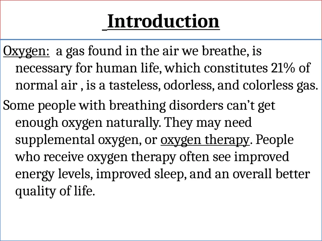 Fundamentals of Nursing(1st Stage) Oxygen Therapy - slide 2 of 28