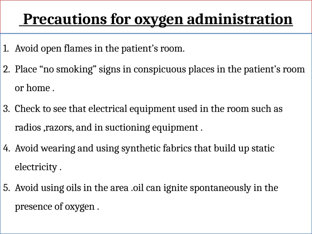 Fundamentals of Nursing(1st Stage) Oxygen Therapy - slide 5 of 28