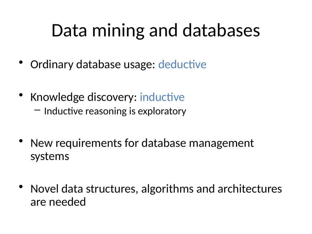 CAS CS 565, Data Mining Course logistics Course - slide 24 of 31