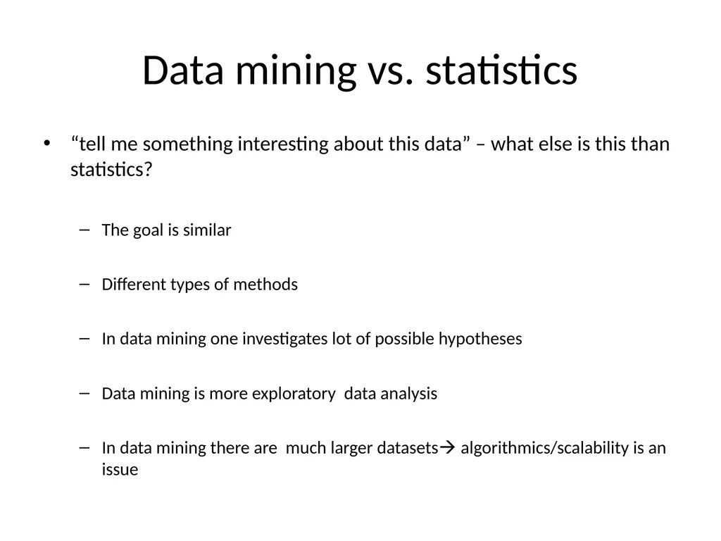 CAS CS 565, Data Mining Course logistics Course - slide 23 of 31