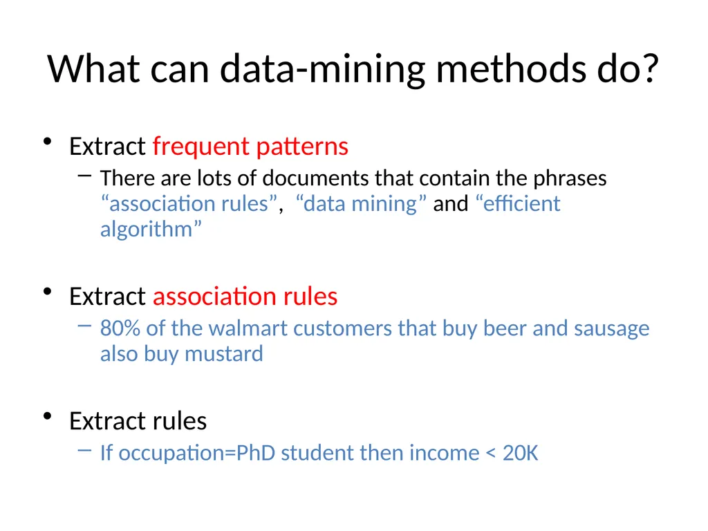 CAS CS 565, Data Mining Course logistics Course - slide 18 of 31