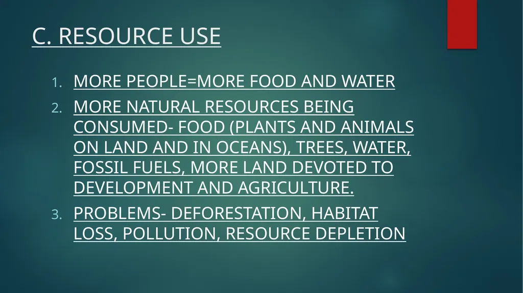 TYPES OF ENVIRONMENTAL ISSUES- COPY SLIDES A, B, - slide 12 of 13