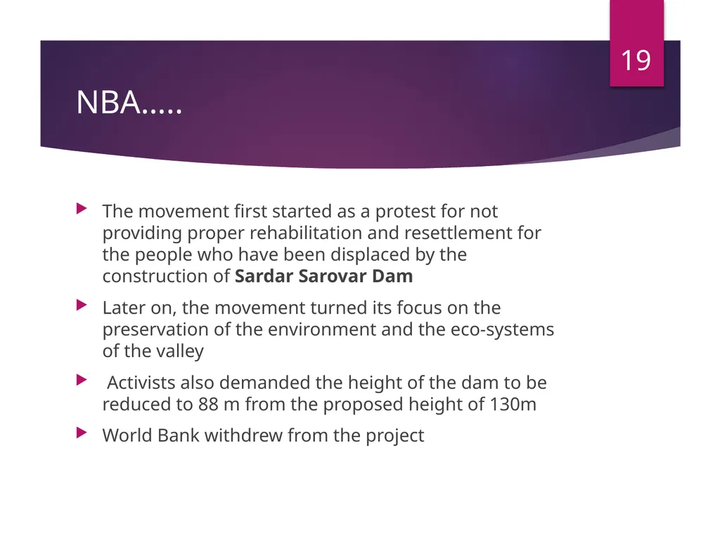 Environmental Movements in India -Mr. B. M. - slide 19 of 24