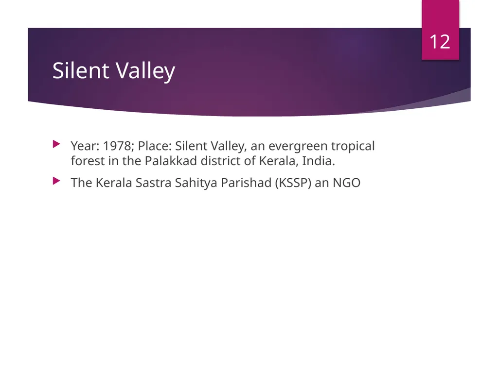 Environmental Movements in India -Mr. B. M. - slide 12 of 24