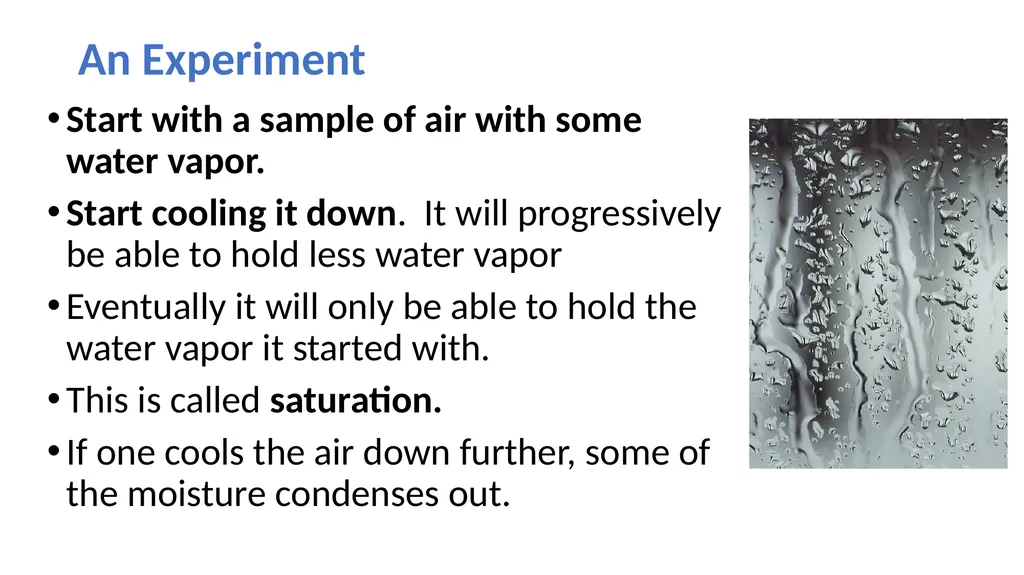 Atmospheric Sciences 101 2024 Humidity Humidity is - slide 6 of 28