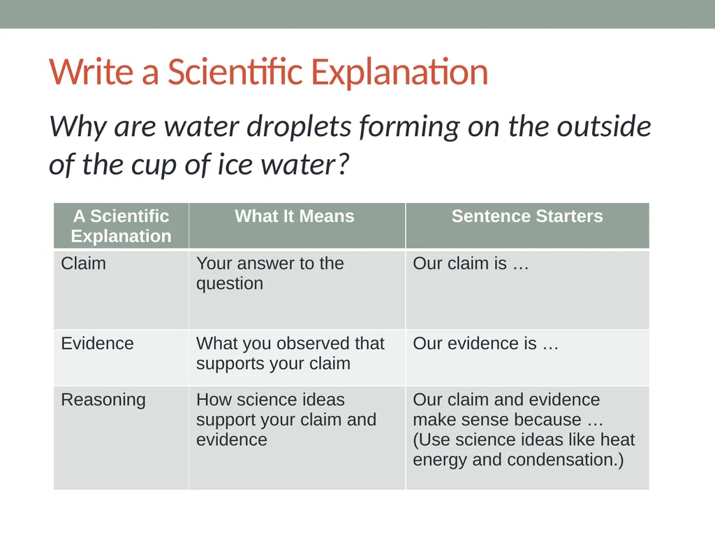WATER CYCLE LESSON 2B Can You Make Water Vapor in - slide 9 of 12