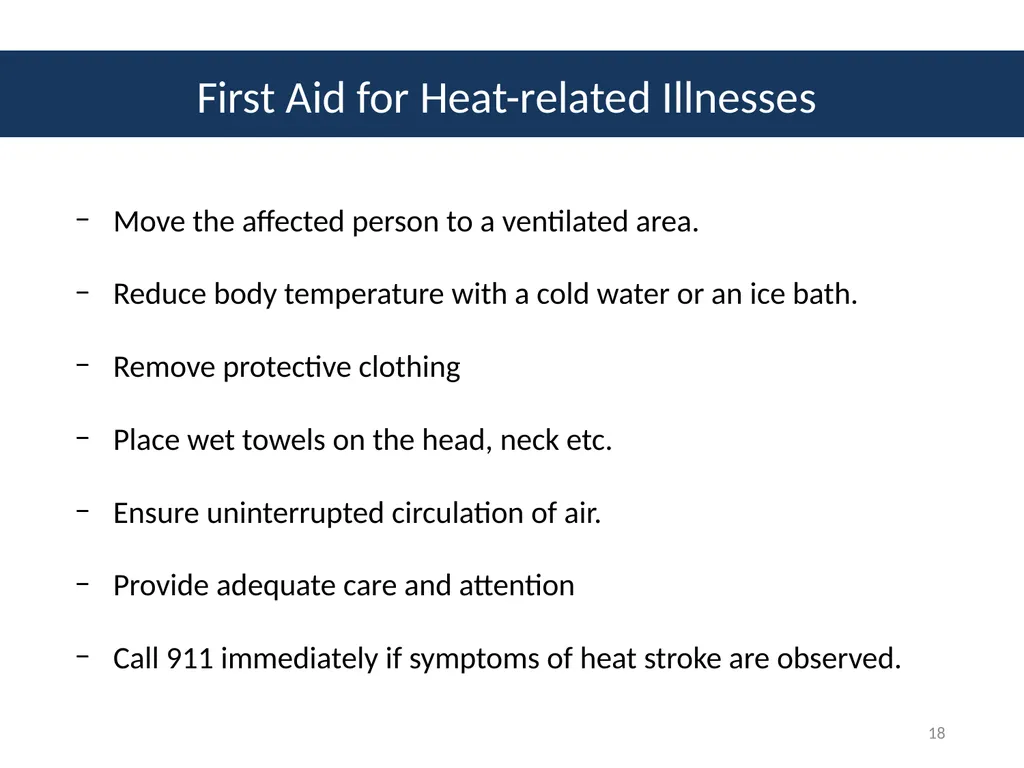 Module # 7 Recognizing and Controlling Hazards - slide 18 of 39
