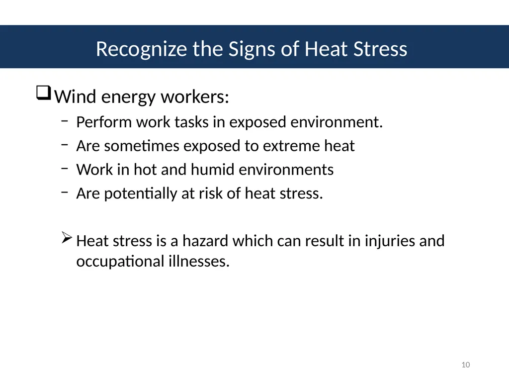 Module # 7 Recognizing and Controlling Hazards - slide 10 of 39