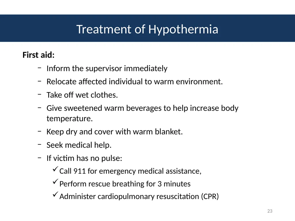 Module # 7 Recognizing and Controlling Hazards - slide 23 of 39