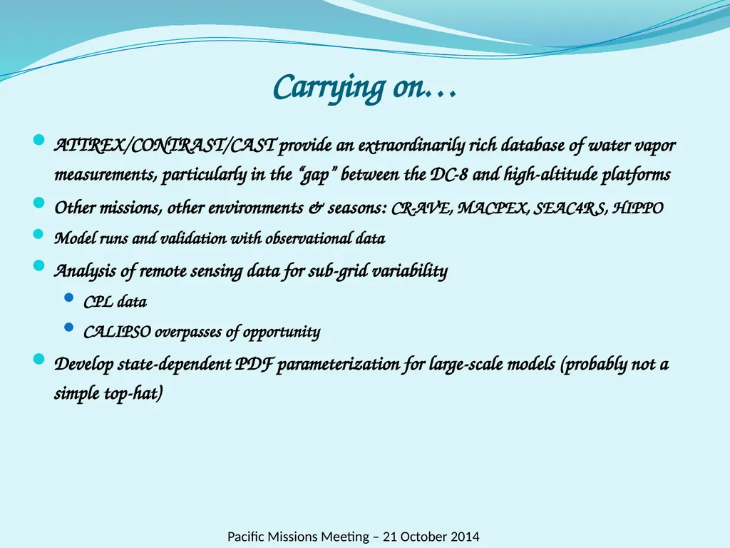 Horizontal variability of water and its - slide 17 of 17