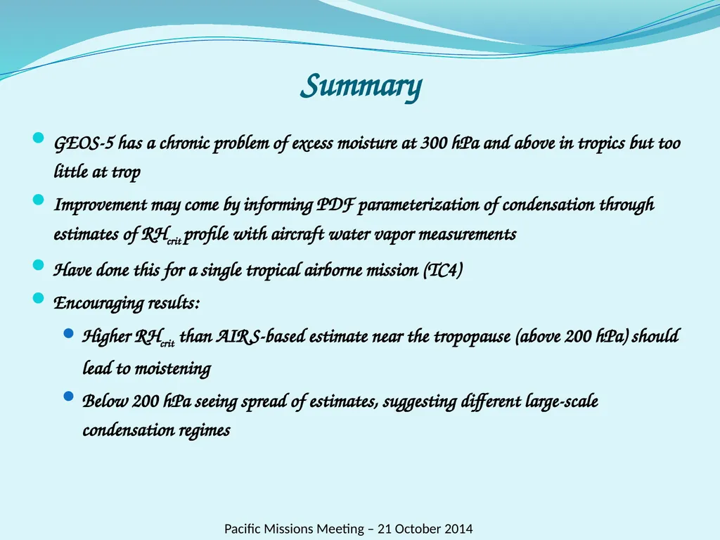Horizontal variability of water and its - slide 15 of 17