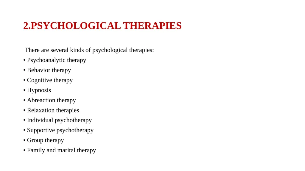 THERAPEUTIC MODALITIES IN PSYCHIATRY MR. SAGAR.S.H - slide 43 of 59