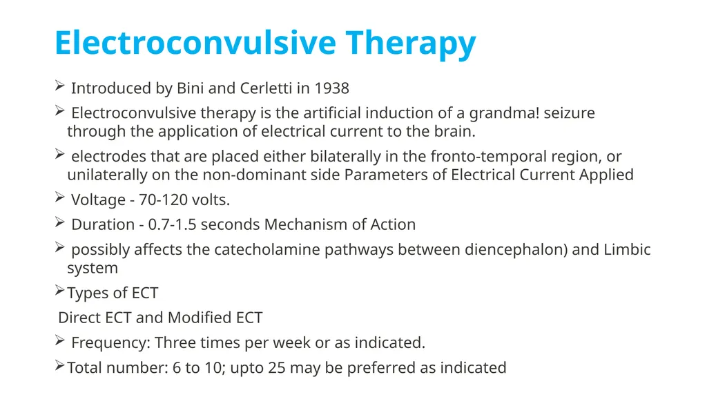 THERAPEUTIC MODALITIES IN PSYCHIATRY MR. SAGAR.S.H - slide 34 of 59