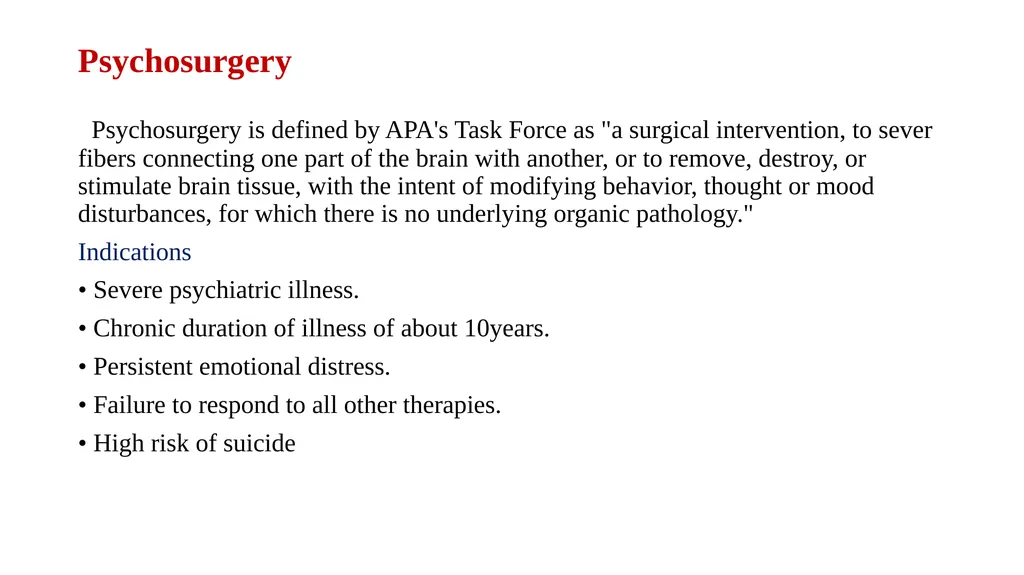 THERAPEUTIC MODALITIES IN PSYCHIATRY MR. SAGAR.S.H - slide 41 of 59