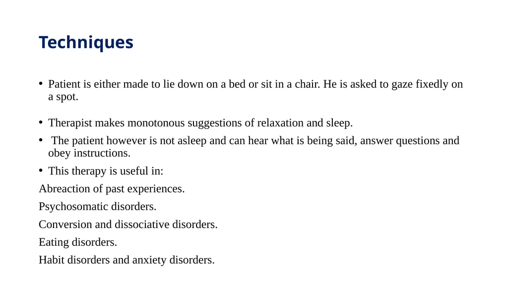 THERAPEUTIC MODALITIES IN PSYCHIATRY MR. SAGAR.S.H - slide 52 of 59