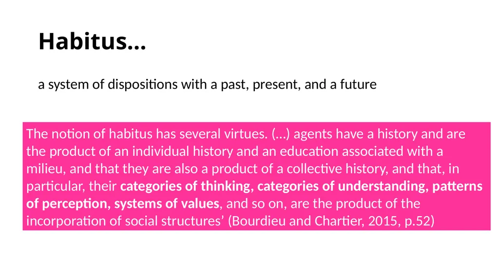 Theorising educational research The application of - slide 8 of 19