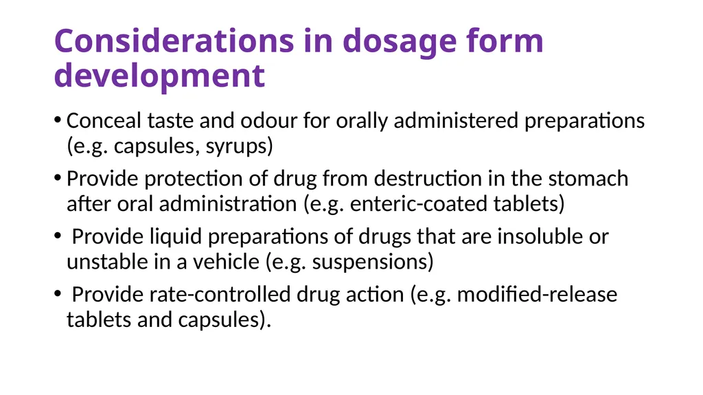 Medicine presentation and administration Lec. Dr. - slide 10 of 31