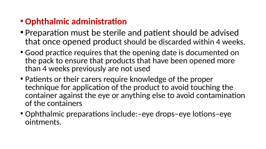 Medicine presentation and administration Lec. Dr. - slide 19 of 31