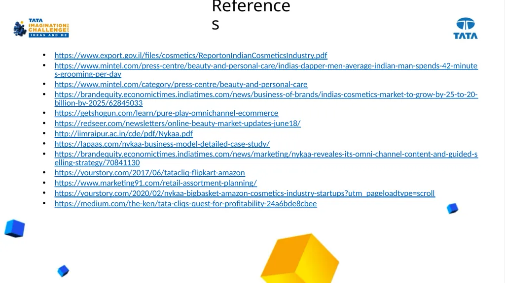 TATA CLiQ By: Wasim Rahman, IIT Bombay Objective - - slide 8 of 8
