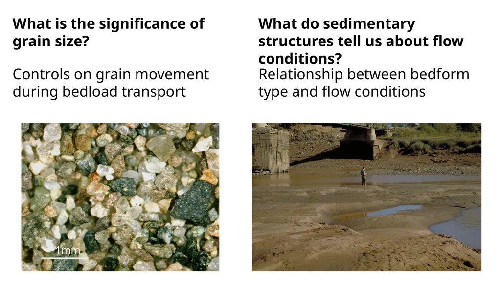Sediment Transport Flowing water transports - slide 3 of 9