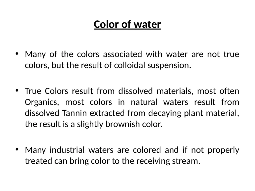 Physical properties Density of water The density - slide 13 of 26