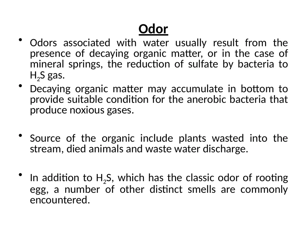 Physical properties Density of water The density - slide 14 of 26