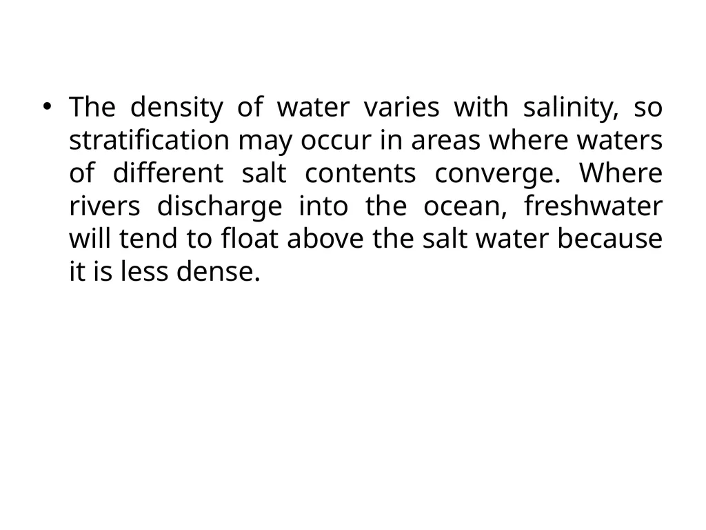 Physical properties Density of water The density - slide 12 of 26