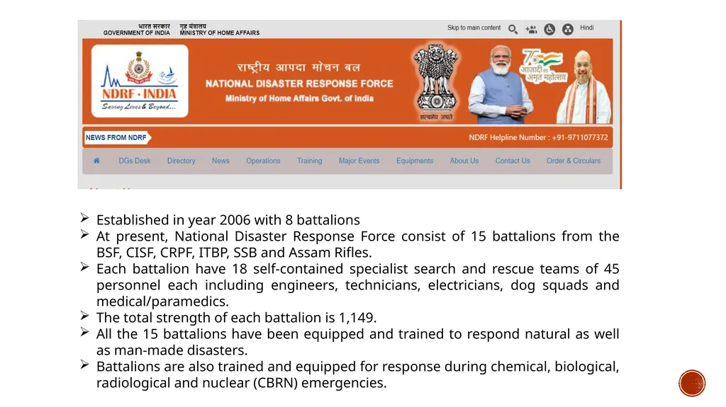 Disaster Management Disaster A disaster can be - slide 11 of 11