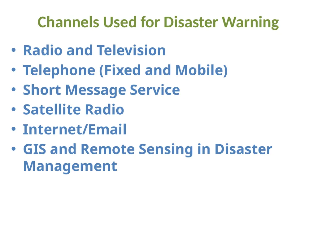 DISASTER MANAGEMENT The Disaster is a sudden, - slide 8 of 22