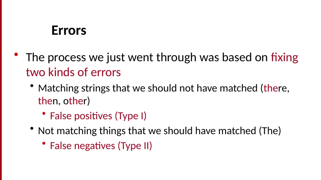 Basic Text Processing Regular Expressions Regular - slide 9 of 46