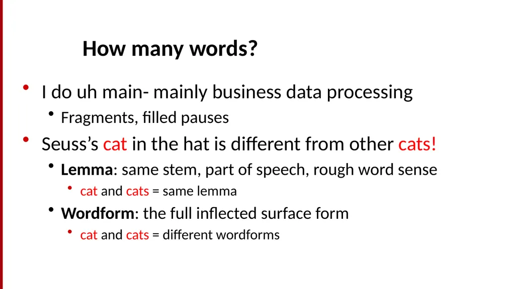 Basic Text Processing Regular Expressions Regular - slide 15 of 46