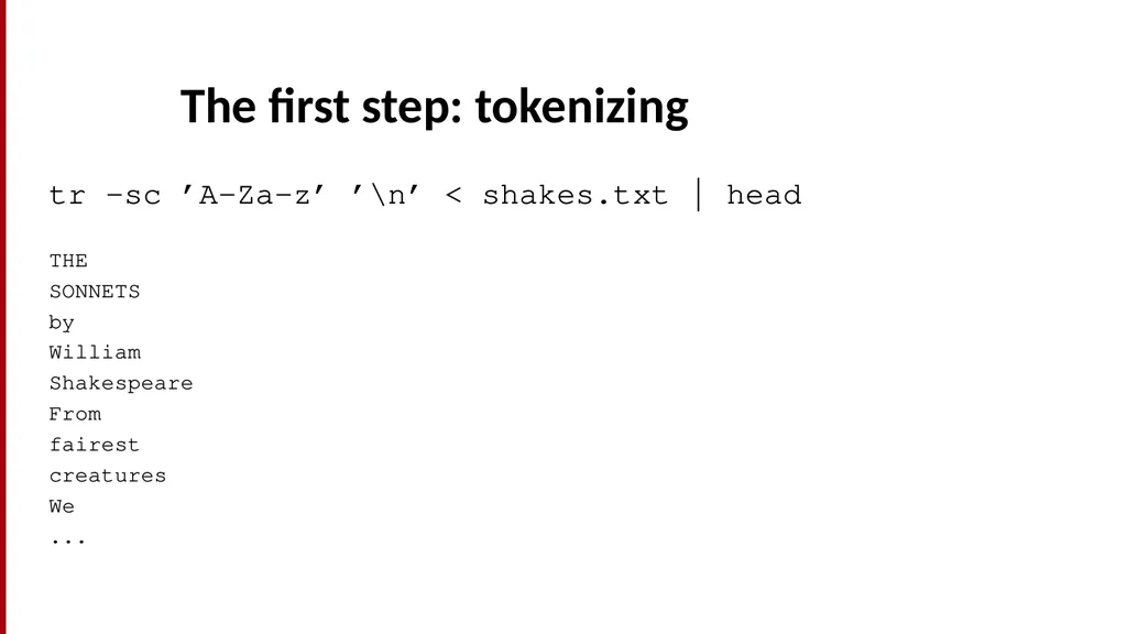 Basic Text Processing Regular Expressions Regular - slide 19 of 46