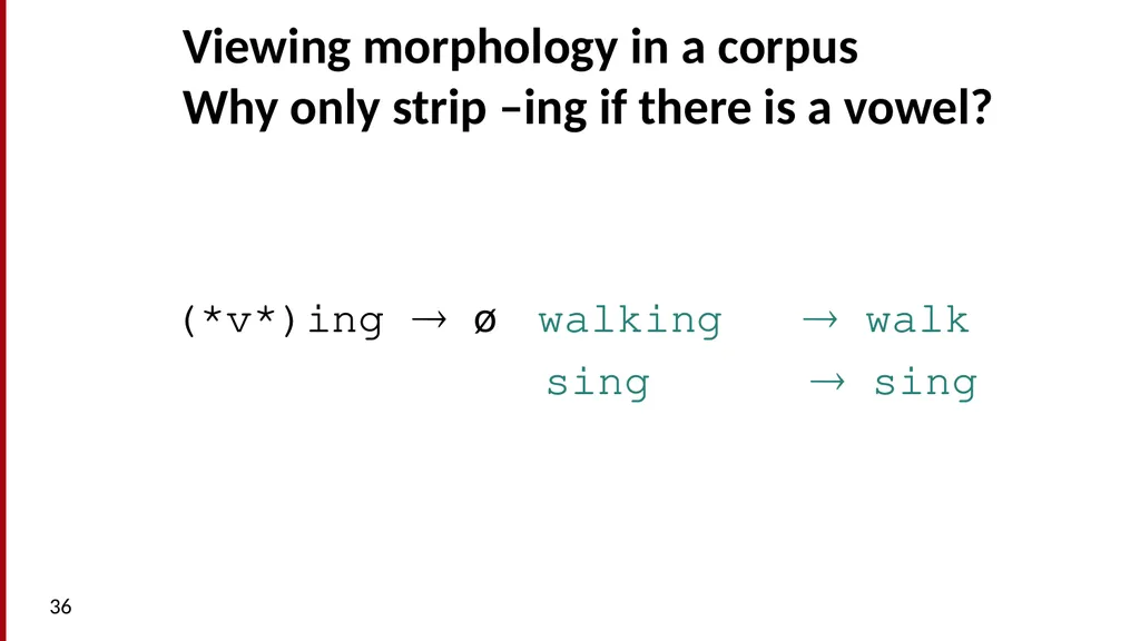 Basic Text Processing Regular Expressions Regular - slide 36 of 46