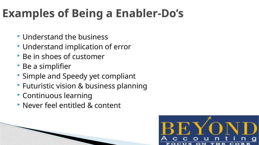 Changing Role of CA in Dynamic Environment CA - slide 13 of 22