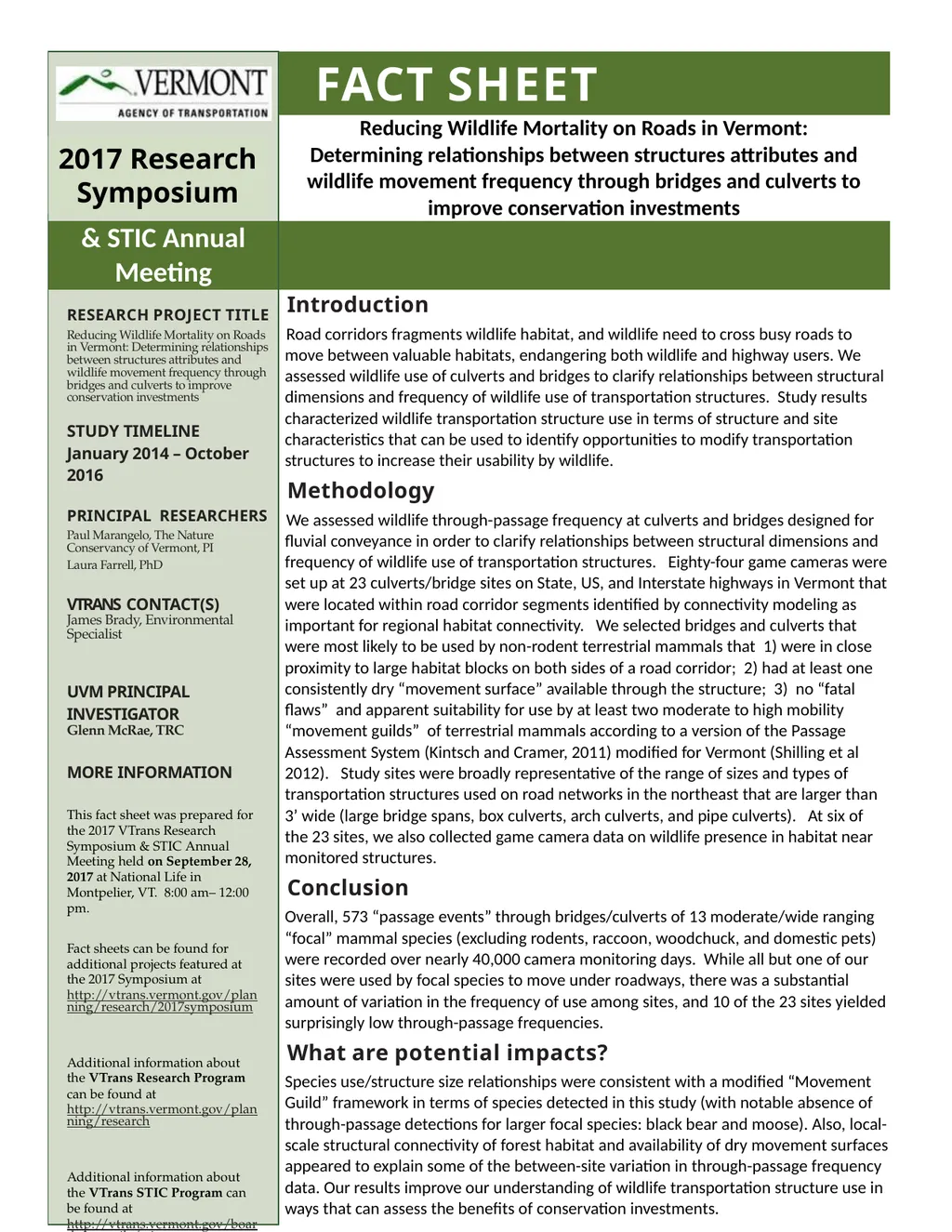 2017 Research Symposium
