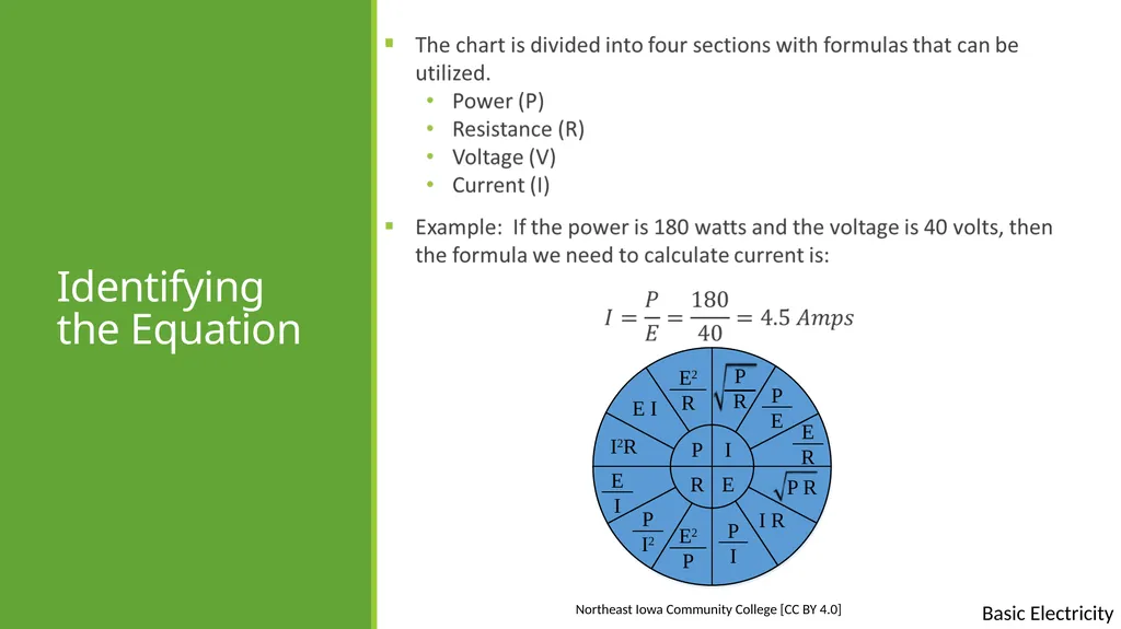 Basic Electricity Basic electrical concepts Except - slide 12 of 21