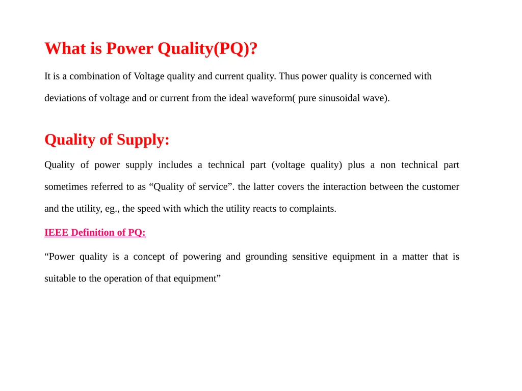 Power Quality by Rajini Kanth P Assistant - slide 2 of 16