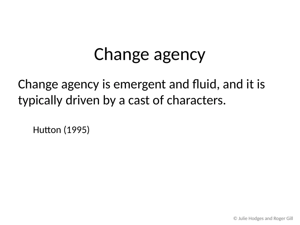 © Julie Hodges and Roger Gill Chapter 12 Power, - slide 14 of 18