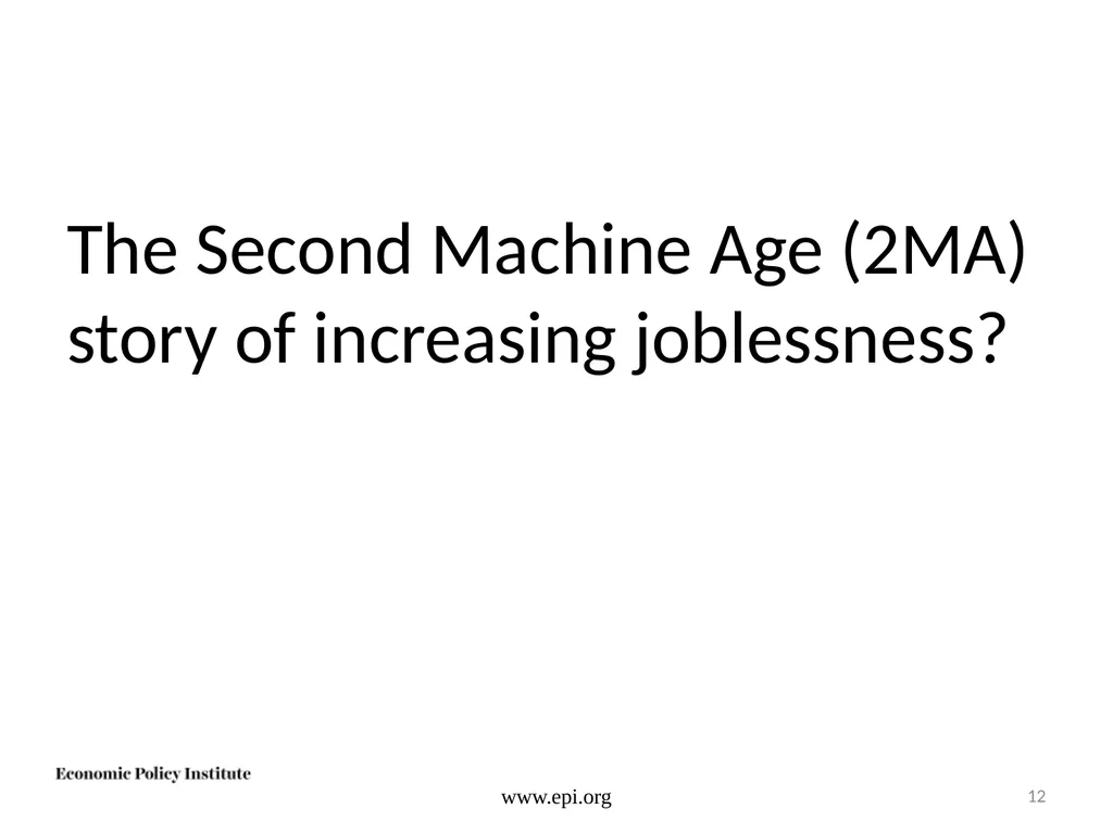 Do not fear the robots: The challenge is good jobs - slide 12 of 40