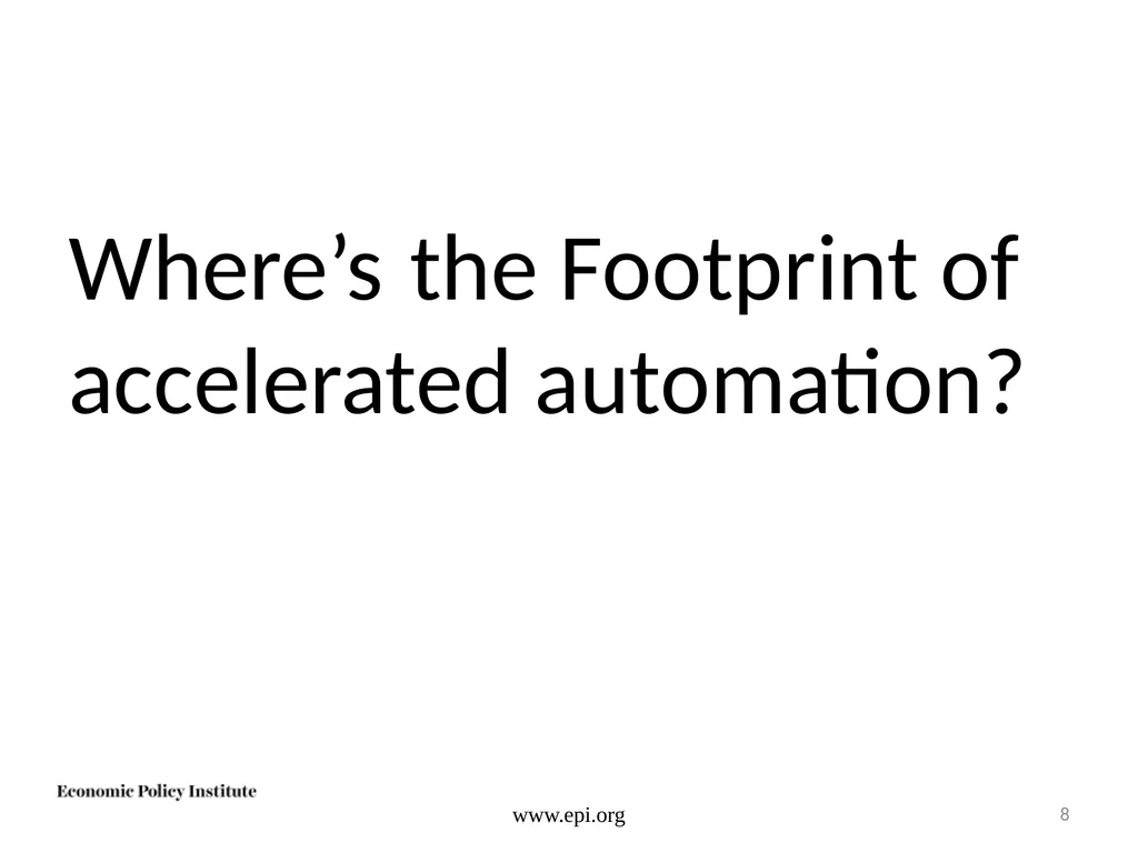 Do not fear the robots: The challenge is good jobs - slide 8 of 40