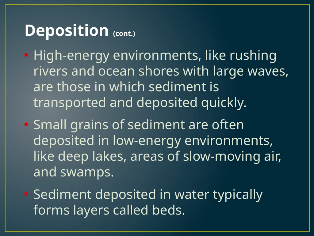 Chapter 3 Lesson 1 The Erosion-Deposition Process - slide 14 of 21