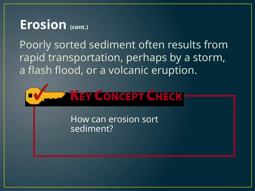 Chapter 3 Lesson 1 The Erosion-Deposition Process - slide 11 of 21