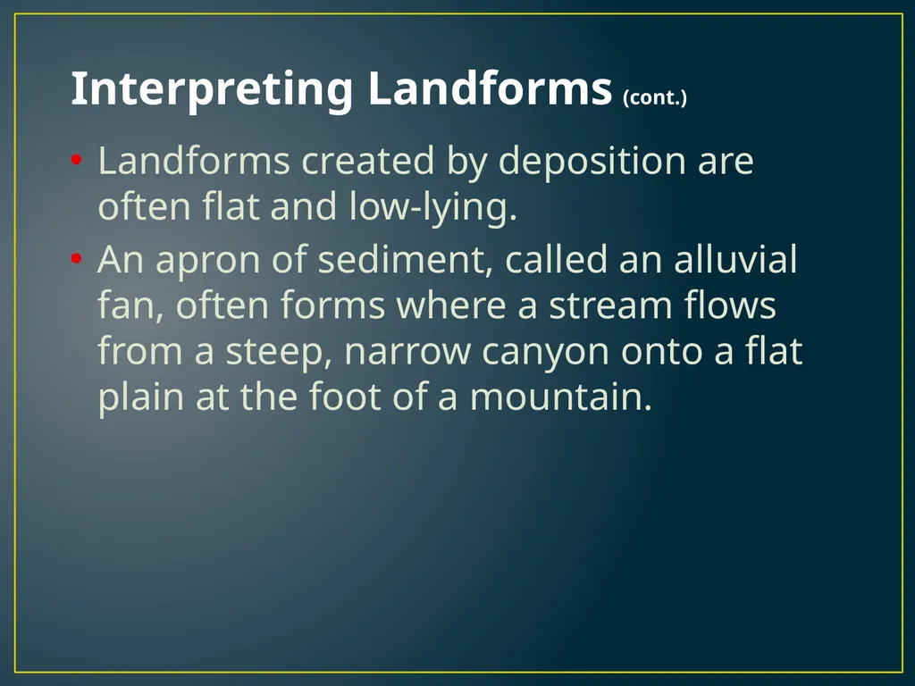 Chapter 3 Lesson 1 The Erosion-Deposition Process - slide 16 of 21