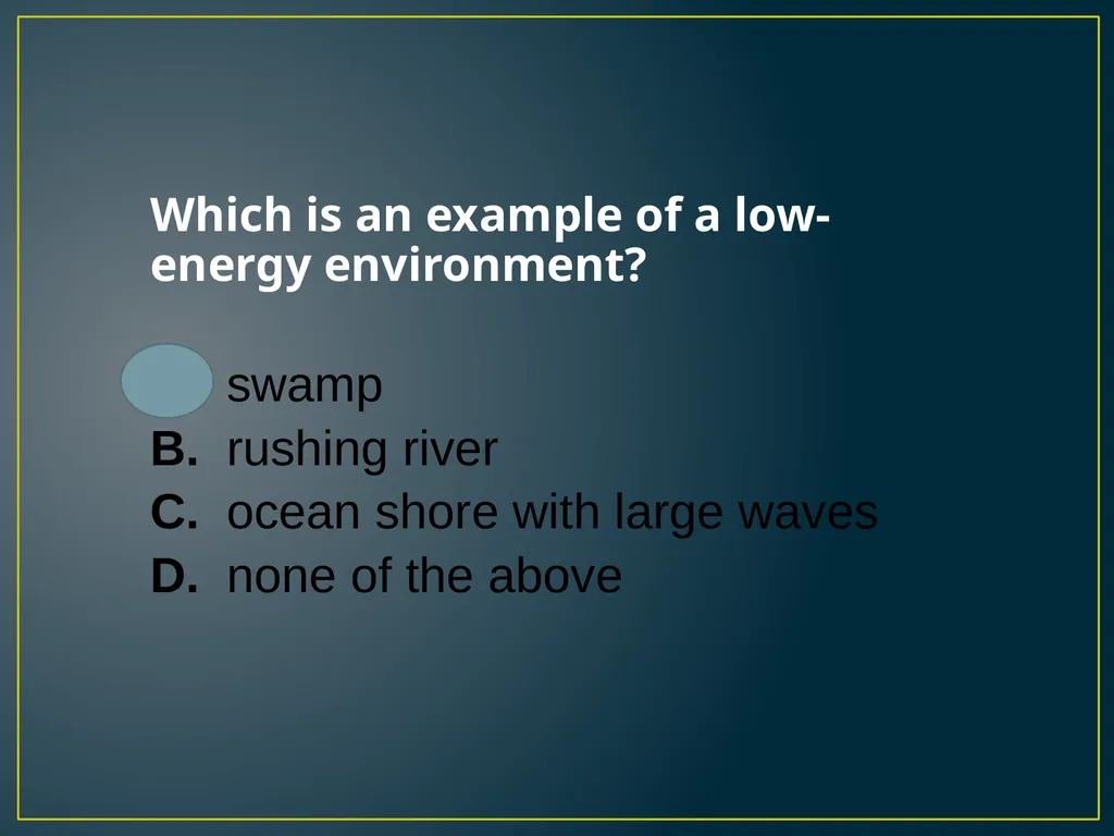 Chapter 3 Lesson 1 The Erosion-Deposition Process - slide 20 of 21