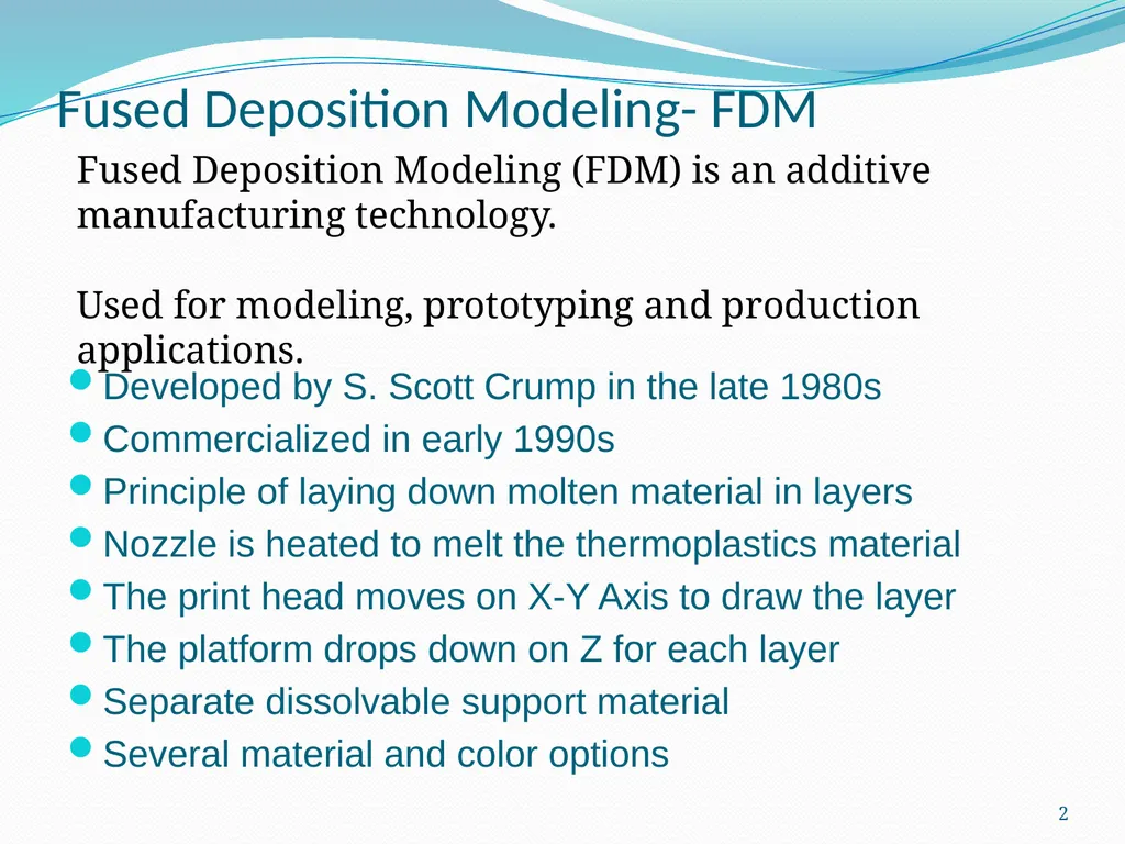 Solid-Based Rapid Prototyping Systems Starting - slide 2 of 14