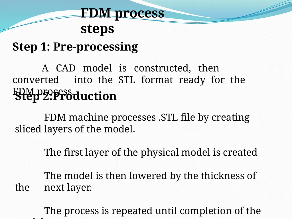 Solid-Based Rapid Prototyping Systems Starting - slide 4 of 14