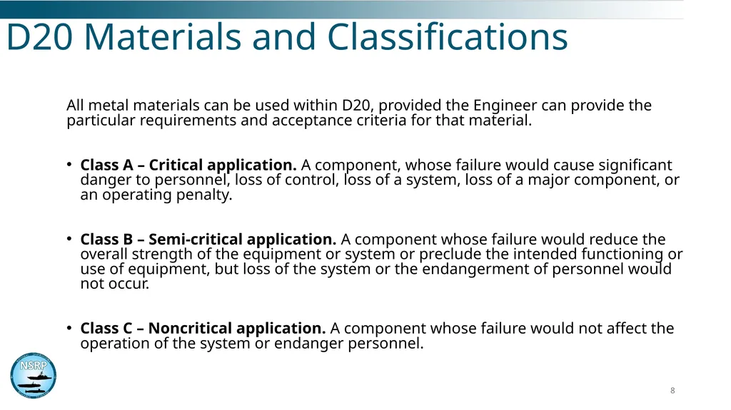 AWS D20 - Specification for Fabrication of Metal - slide 8 of 20